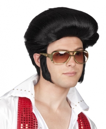 50er Elvis Percke Rock n Roll Herrenpercke Popstar Rockstar Faschingspercke