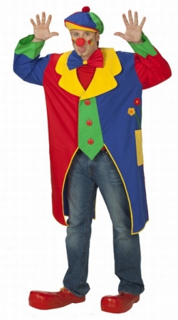 Clownmantel Unisex Faschingsmantel Spamacher Kinderfest Zirkus