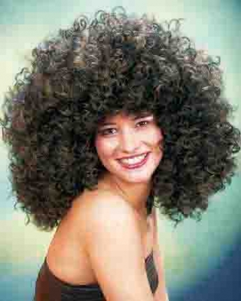 Damen super Afropercke 70er Jahre Partypercke Faschingspercke Karneval