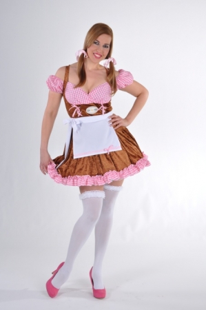 Damendirndl bergre Resi Oktoberfest Edelwei Bayernkleid