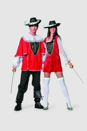 Edelritter Herrenkostm XXL Musketier Karnevalskostm Kmpfer