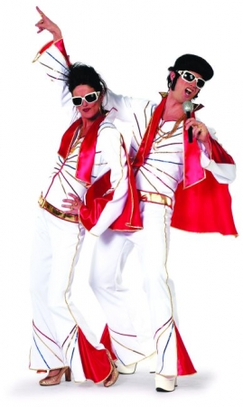 Elvis Faschingskostm XXL Popstar Rock n Roll Partykostm bergre