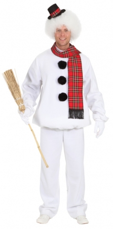 Faschingskostm Schneemann XXL Herrenkostm Weihnachten Winter