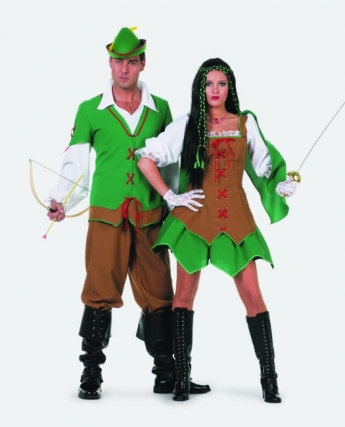 Hood Herrenkostm XXL Robin Faschingskostm bergre