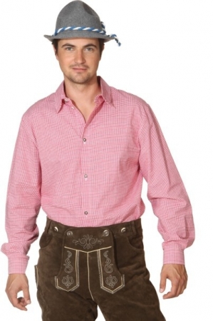 Kariertes Herrenhemd XXL bayrischer Abend Wiesn Karohemd