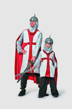 Kreuzritter XXL Faschingskostm Mittelalter Herrenkostm Ritter