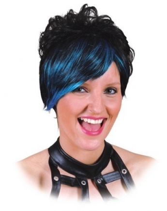 Kurzhaarpercke Faschingspercke Damenpercke Mira Kostmpercke Partypercke