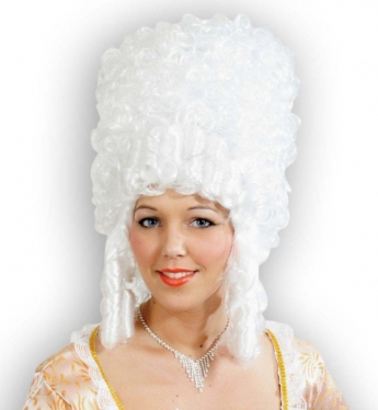 Miss Pompadour Damenpercke Rokoko Stil Faschingspercke Barockpercke