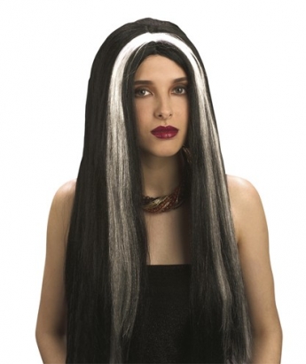 Percke Langhaar Hexenpercke Vampirin Gothic Faschingspercke Damenpercke