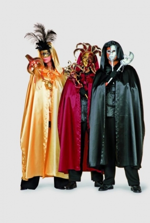 Satincape bergre Venedig venezianischer Karneval Faschingscape