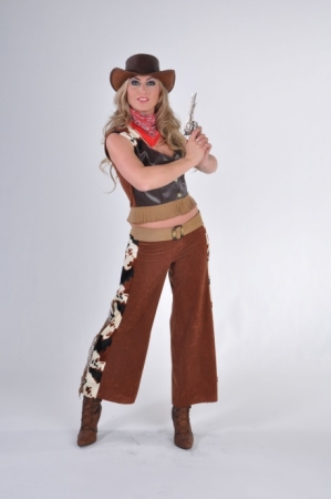 Texasgirl Damenkostm bergre Cowgirl Wilder Westen Faschingskostm