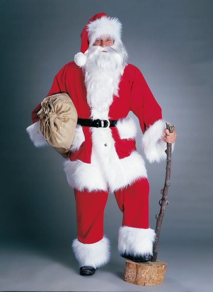 Weihnachtsmannkostüm Weihnachten Nikolaus Kostüm Santa Claus Fasching 120 