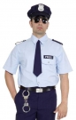Polizeihemd XXL Herrenhemd Polizist Karnevalshemd bergre Police Men