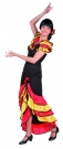 Spanierin Flamenco Rumba Tnzerin Kleid Karneval Fasching Kostm