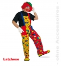 XXL Latzhose Clownkostm Kinderfest oder Faschingsparty